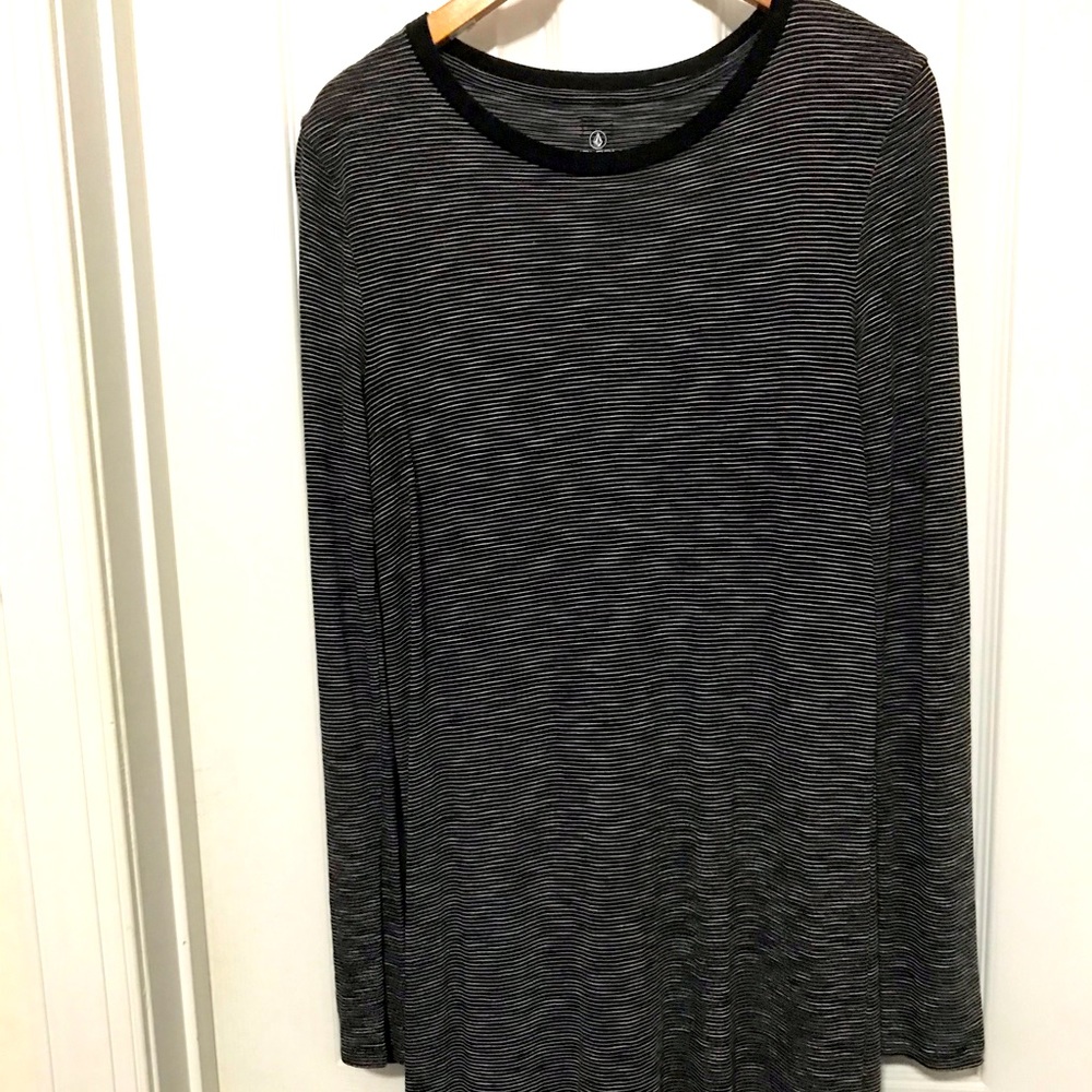 Volcom knit dress with subtle stripes. Board sports  Size small